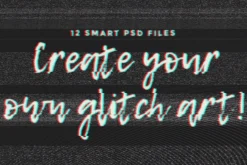 Photoshop Glitch text effects Vol.2