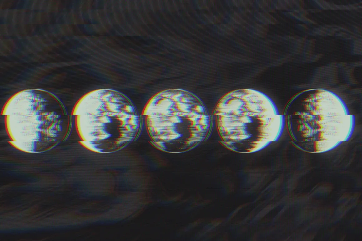 Photoshop Glitch text effects Vol.2