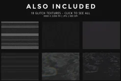 Photoshop Glitch text effects Vol.2