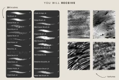 20 Photoshop Mix Media Brushes