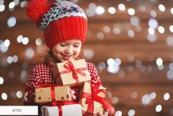 Photoshop Overlays - Christmas Bokeh