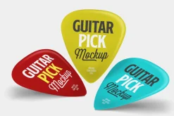 Pick Guitar Mockup