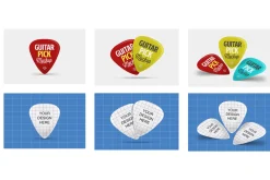 Pick Guitar Mockup