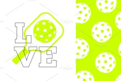 PICKLEBALL / vector + png