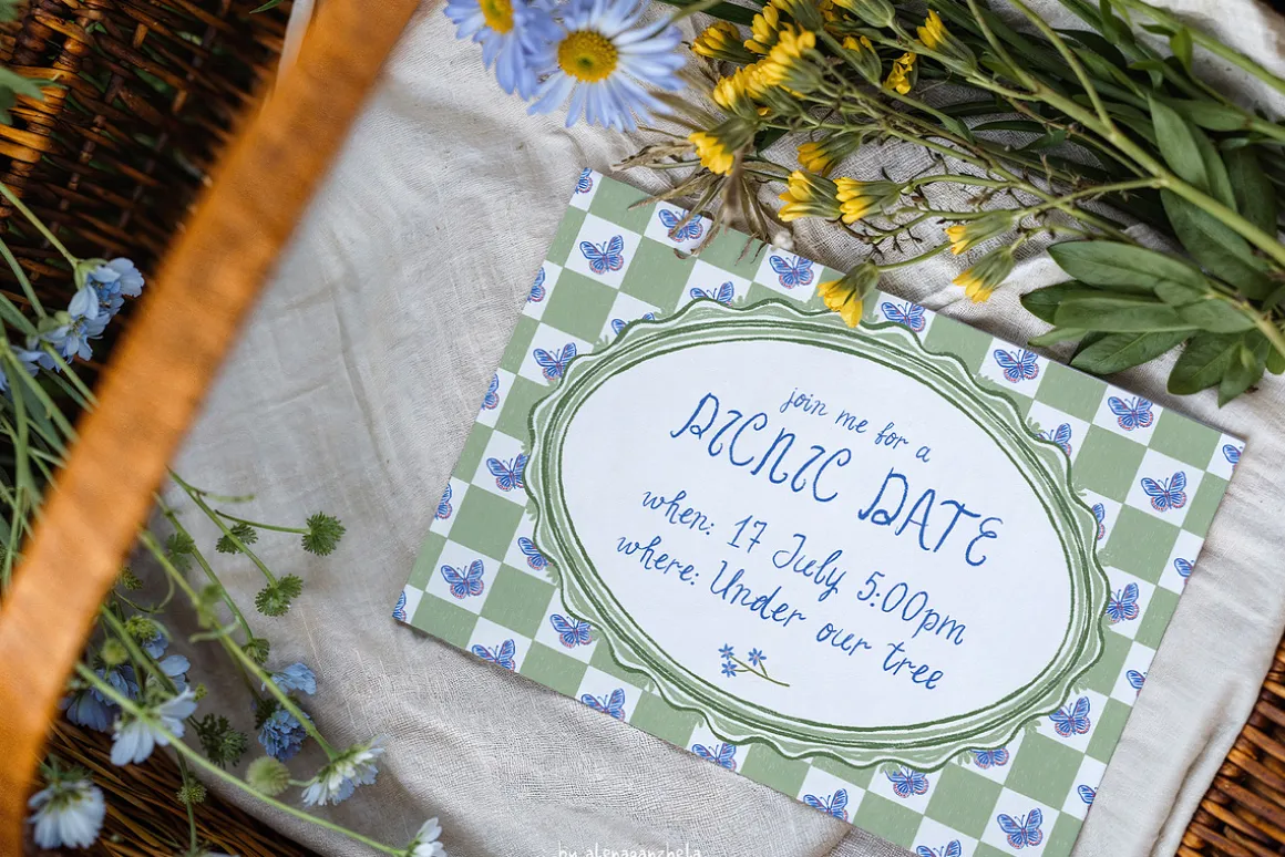 Picnic time - whimsy summer patterns
