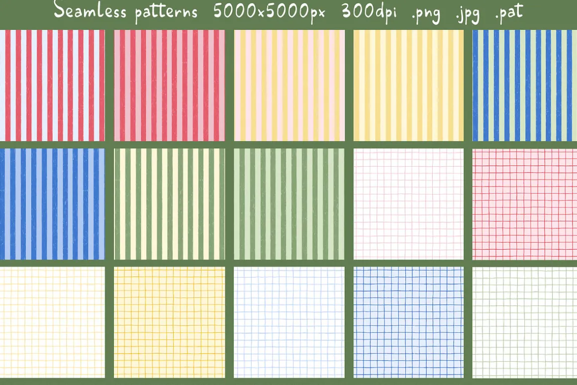 Picnic time - whimsy summer patterns