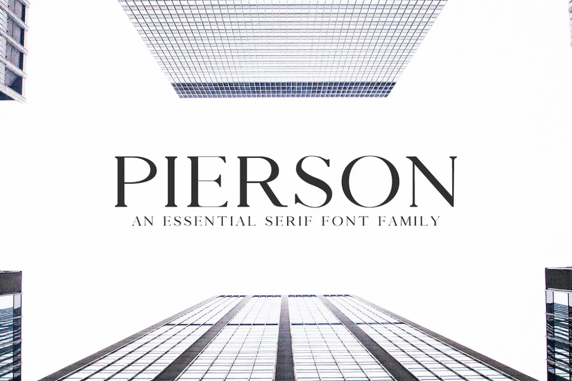 Pierson An Essential Serif Typeface