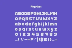 Pigodan - Condensed Font