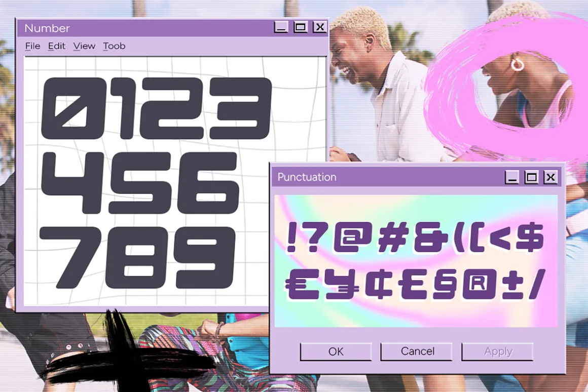 Pikabu - Y2k Vibes Display Font