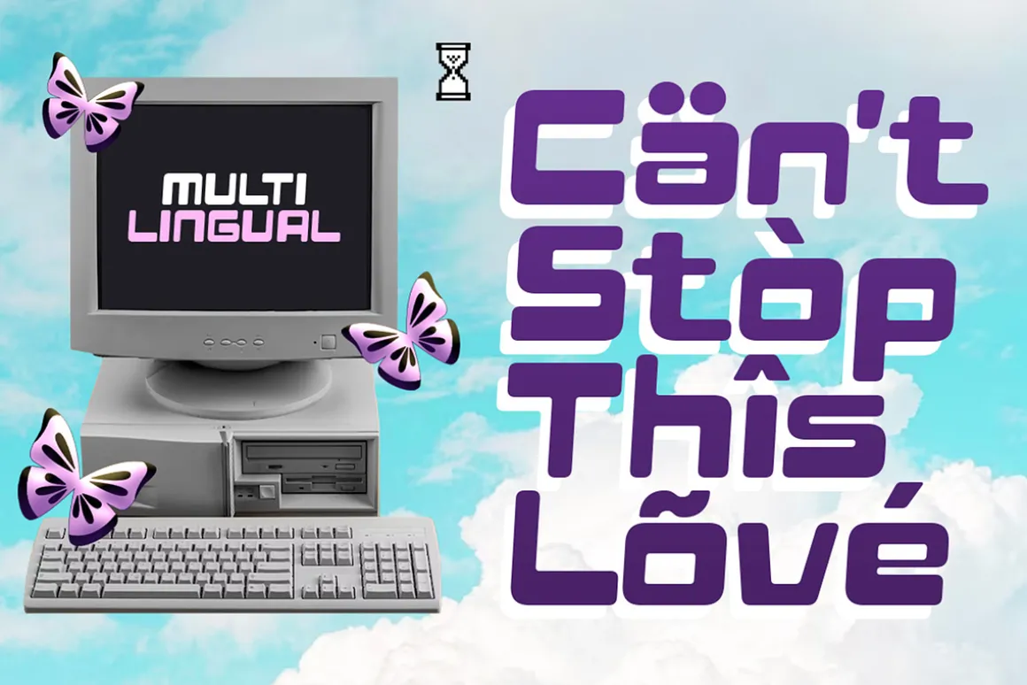 Pikabu - Y2k Vibes Display Font