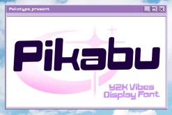Pikabu - Y2k Vibes Display Font