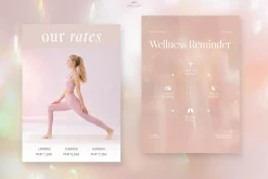 240 Pilates Yoga Stock Photo Bundle