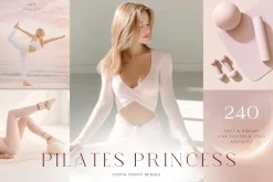 240 Pilates Yoga Stock Photo Bundle