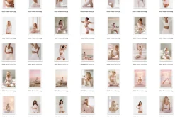 240 Pilates Yoga Stock Photo Bundle