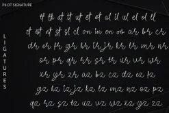 Pilot Signature Font