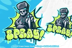Pineys - Bubble Graffiti Font