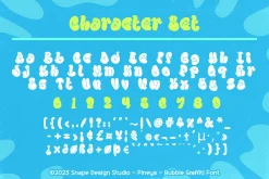 Pineys - Bubble Graffiti Font
