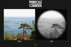 Pinhole Camera PSD Photo Effect