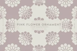 Pink Flower Ornament