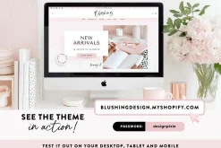 Pink Shopify Theme | Blush Marble