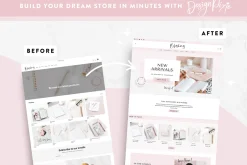 Pink Shopify Theme | Blush Marble