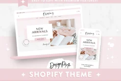 Pink Shopify Theme | Blush Marble