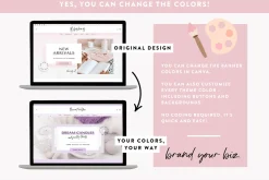 Pink Shopify Theme | Blush Marble