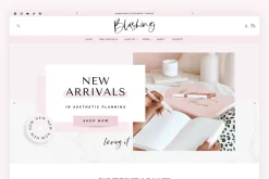 Pink Shopify Theme | Blush Marble