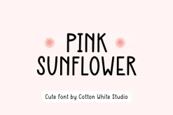 Pink Sunflower Font