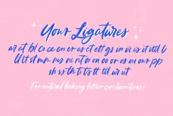 Pink Lemonade Brush Font