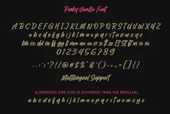 Pinky Vanilla - Handwritten Font