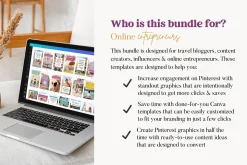 Pinterest Travel Templates Canva