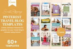 Pinterest Travel Templates Canva