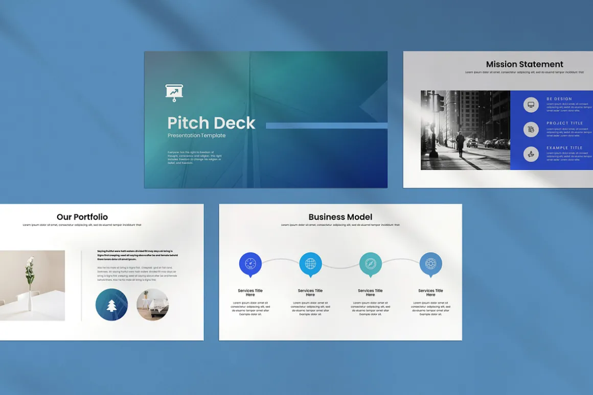 Pitch Deck Presentation Template