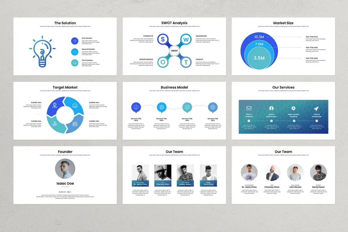 Pitch Deck Presentation Template