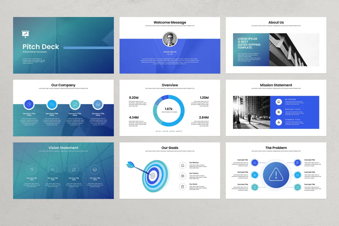 Pitch Deck Presentation Template