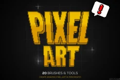 Pixel Art Brushes for Procreate