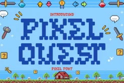 Pixel Quest - Pixel Font