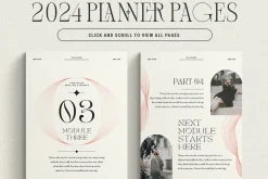 2024 Planner / Workbook for Canva