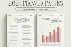 2024 Planner / Workbook for Canva