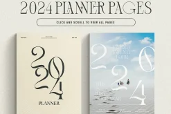 2024 Planner / Workbook for Canva