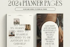 2024 Planner / Workbook for Canva