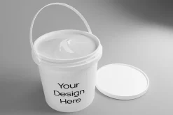 Plastic Bucket Mockup