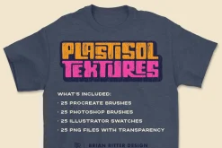 Plastisol Texture Brushes