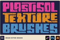 Plastisol Texture Brushes