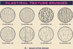 Plastisol Texture Brushes