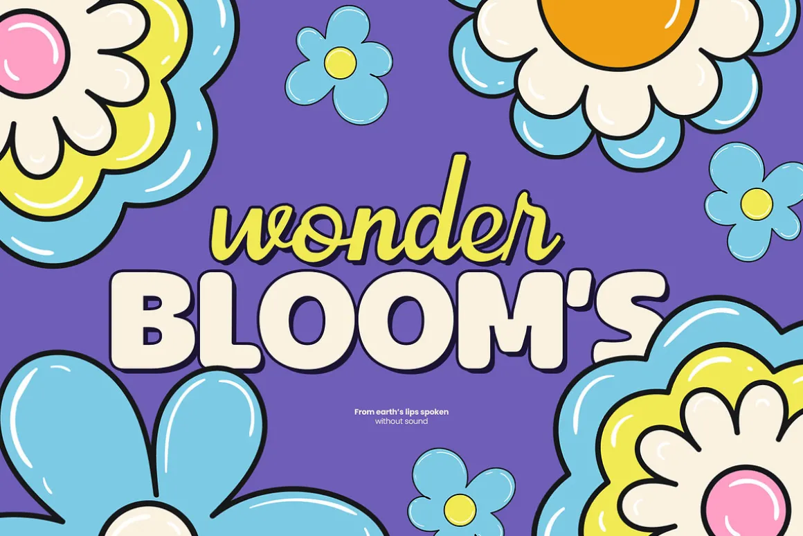 Playful Floral Element Set
