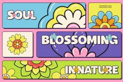 Playful Floral Element Set