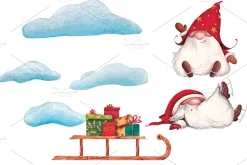 Playfull Winter Gnomes