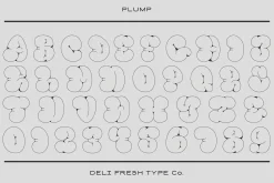 Plump: A Bubble Letter Font